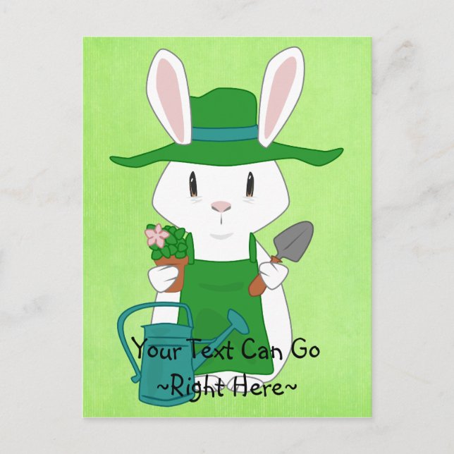 Gartengrillkarte Postkarte (Vorderseite)