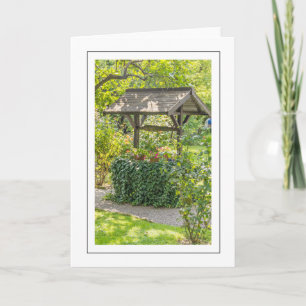 Gartengut Aussicht Grußkarte Karte