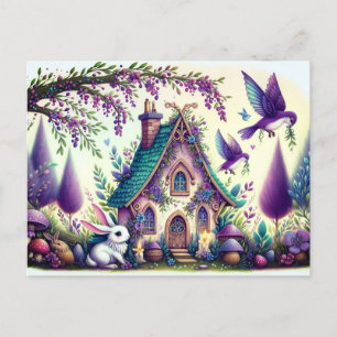 Gartenhase Postkarte. Postkarte