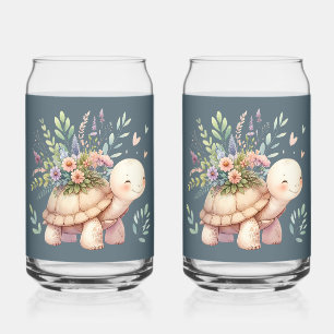 Gartenhaus-Schildkröte Aquarell Dosenglas