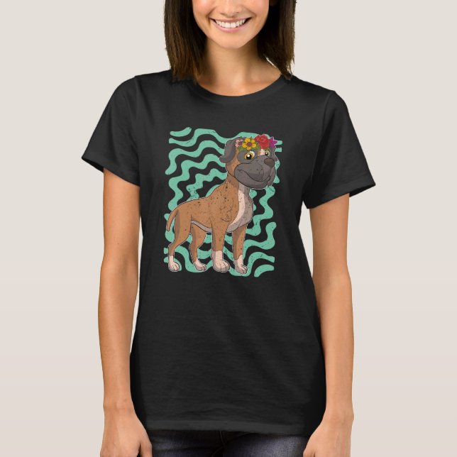 Gartenhäuser Blume Hundebesitzer Niedliches Hausti T-Shirt (Vorderseite)