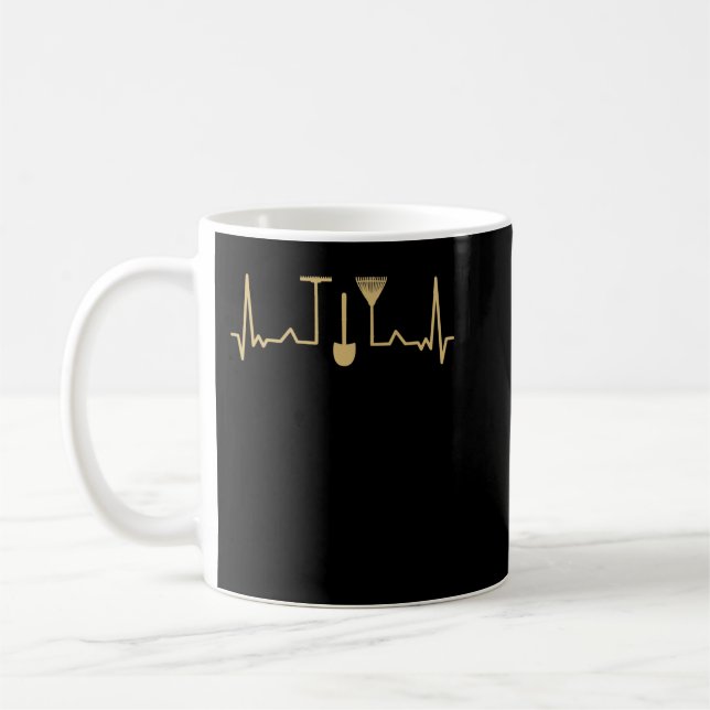 Gartenheartbeat Line Gold Kaffeetasse (Links)
