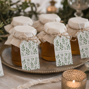 Gartenhochzeit Rustikaler Golfplatz Botanisch Maßg Geschenkanhänger