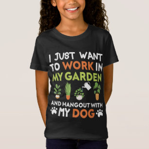 Gartenhund Lover Gardener Garten Pflanze T-Shirt