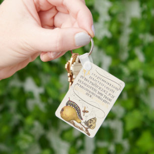 Garteninsekten, Fliege, Raupe, Birne, Tausendfüßle Schlüsselanhänger