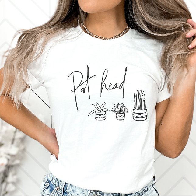 Gartenkasten Kopf Pub Shirt, Sonnige Pflanze T-Shirt (Von Creator hochgeladen)