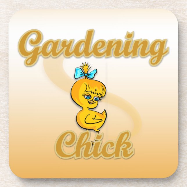 Gartenkeule Getränkeuntersetzer (Vorderseite)