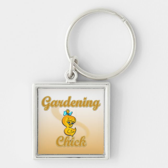 Gartenkeule Schlüsselanhänger (Vorne)