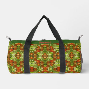 Gartenkirsche Tomaten Abstrakt Personalisiert Duffle Bag