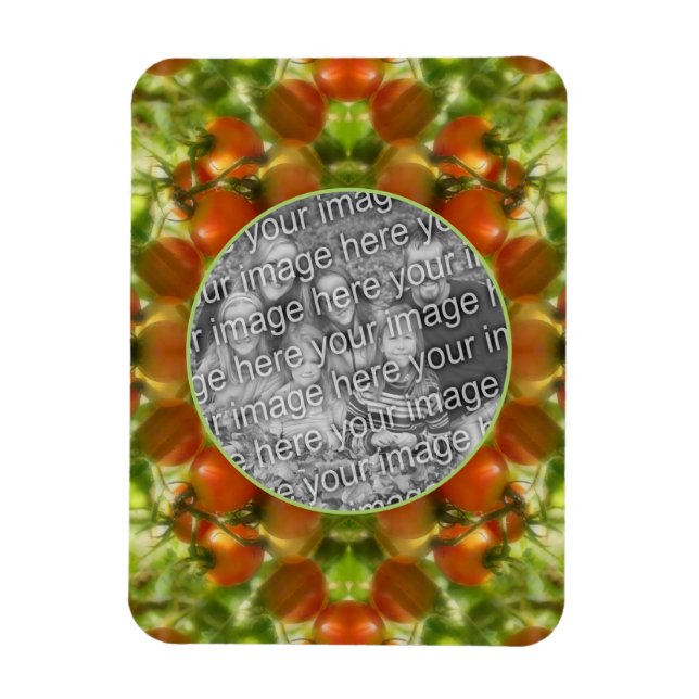 Gartenkirsche Tomaten Natur hinzufügen Ihr eigenes Magnet (Vertikal)