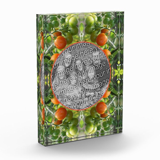 Gartenkirsche Tomaten Rahmen hinzufügen Fotoblock (Links)