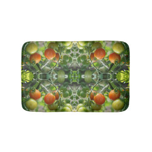 GartenkirschTomaten Abstrakte Natur Badematte