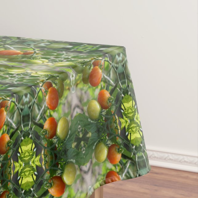 GartenkirschTomaten Abstrakte Natur Tischdecke (Beispiel)