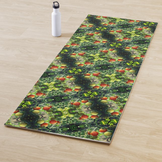 GartenkirschTomaten Abstrakte Natur Yogamatte (Beispiel)