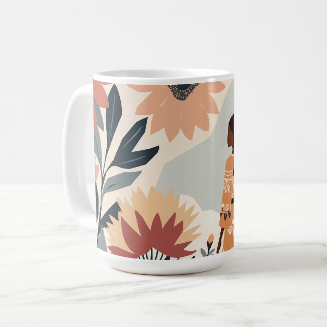 Gartenkontemplation Kaffeetasse (Vorderseite Links)