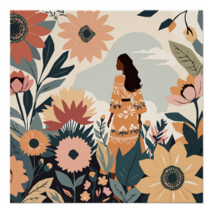 Gartenkontemplation Poster