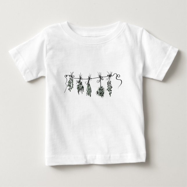 Gartenkräuter Baby T-shirt (Vorderseite)