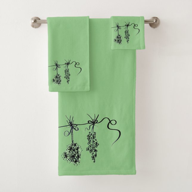 Gartenkräuter Badhandtuch Set (Insitu)