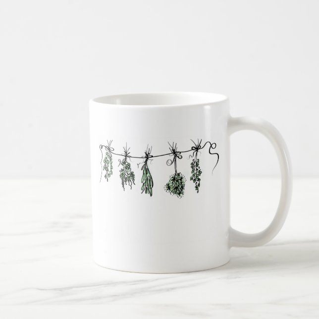 Gartenkräuter Kaffeetasse (Rechts)