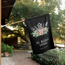 Gartenkronen Boho Chic Wasserfarbwerkzeuge Blume
