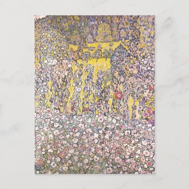 Gartenlandschaft, Berggipfel von Gustav Klimt Postkarte (Vorderseite)