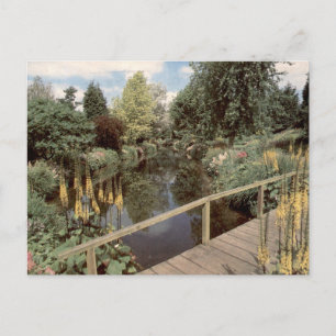 Gartenlandschaft Gooderstone Water Gardens im Vint Postkarte