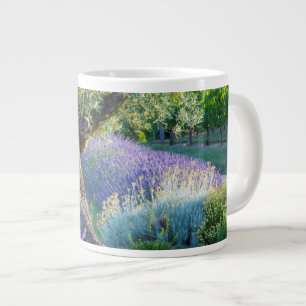 Gartenlandschaft mit Blumen, Frankreich Jumbo-Tasse