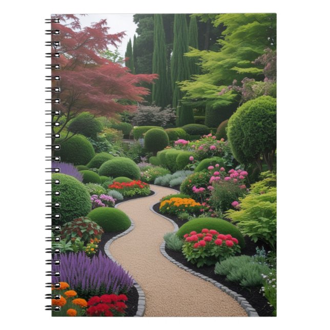 Gartenlandschaft Notizblock (Vorderseite)