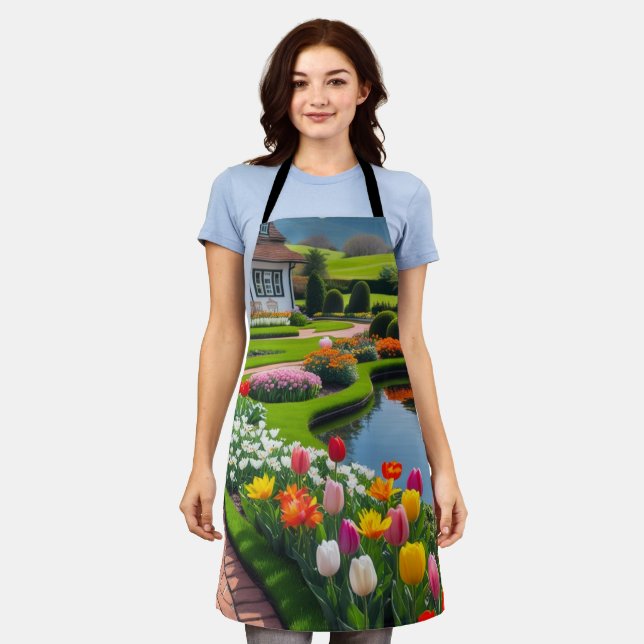 Gartenlandschaft Schürze (Getragen)