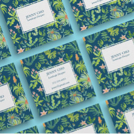 Gartenlandschaften Garten Pflanze Moderne Cool Quadratische Visitenkarte