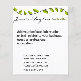 Gartenleaf Garten Grün Flyer