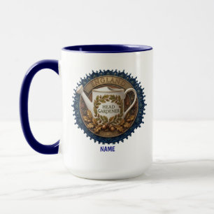 Gartenleiter Personalisiertes britisches Erbstüc Tasse