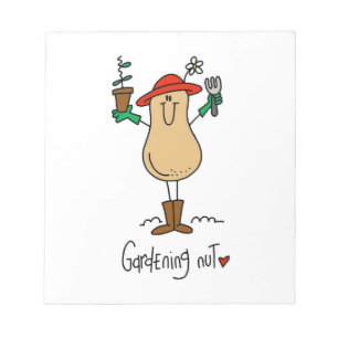 Gartenliebhaber T-Shirts und Geschenke Notizblock