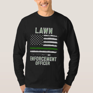 Gartenmäher Amerikanischer Flaggenwächter T-Shirt