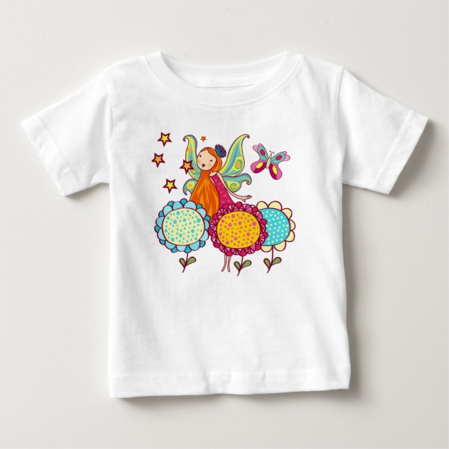 Gartenmühle mit Blume Baby T-shirt (Vorderseite)