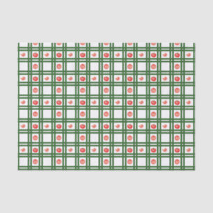 Gartenmuster für frische Tomaten Seidenpapier