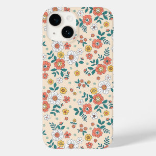 Gartenmuster für Korallenblumen Case-Mate iPhone 14 Hülle