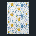 Gartenmuster Handtuch - Geschenk für Gartenliebhab<br><div class="desc">Liebe du Gartenarbeit oder kennst jemanden,  der das tut? Gib ihnen das Geschenk dieses niedlichen Küchentuch mit einem Gartenmuster! Karo in meinem Shop für viel mehr Farben und Muster!</div>