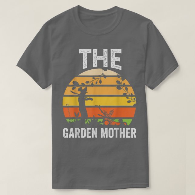 Gartenmütter Der sonnige Garten Lover oder der Bau T-Shirt (Design vorne)