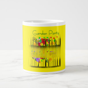 Gartenparty Gelb Jumbo-Tasse