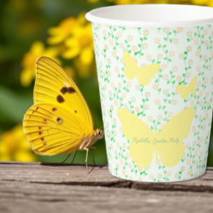 Gartenparty geschlechtsneutrale Babyparty Pappbecher