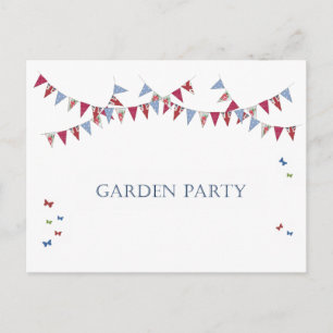 GartenParty / GRILLEN - Einladungspostkarte