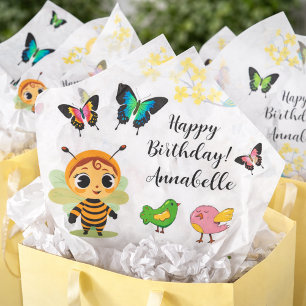 Gartenparty Kinderfeier Seidenpapier