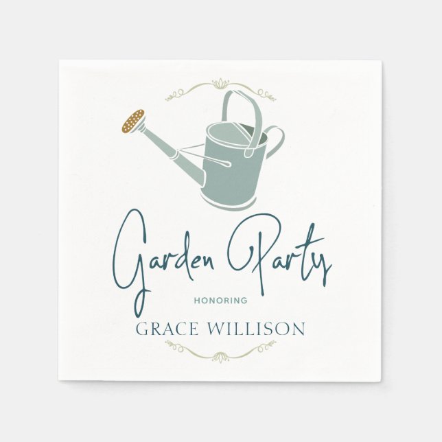 GartenParty Personalisiert Serviette (Vorderseite)