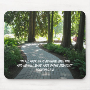 Gartenpfad Inspirationsquelle Verse Mousepad