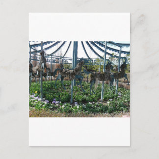 Gartenpferd Postkarte