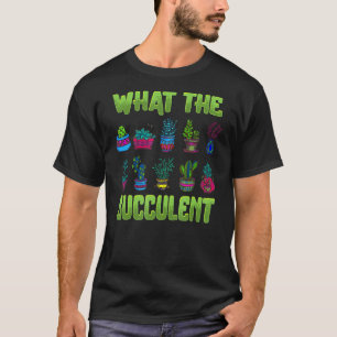 Gartenpflanzen Gärtner Florist Kaktus Sukkulente T-Shirt