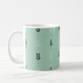 Gartenpflanzen Muster Kaffeetasse