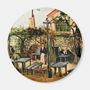 Gartenplatz auf Montmartre (La Guinguette), Magnet