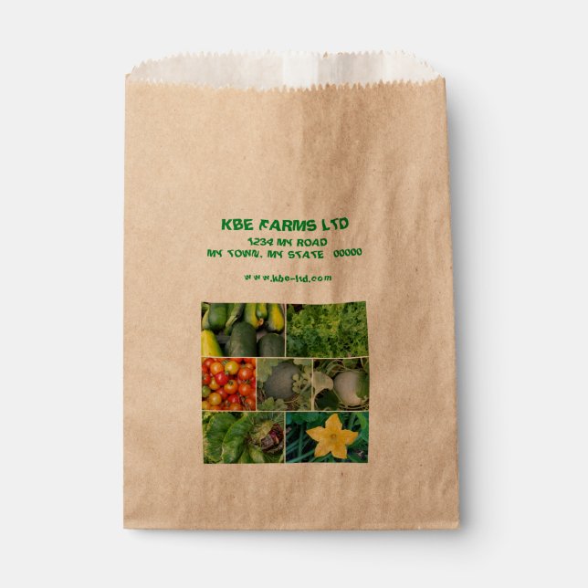 GARTENPRODUKT - PAPIERSCHICHT GESCHENKTÜTCHEN (Vorderseite)